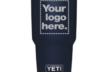 Engraved Navy Yeti Cups